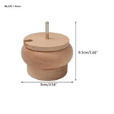 Wood Bead Bowl Beading Needles Threader Tool