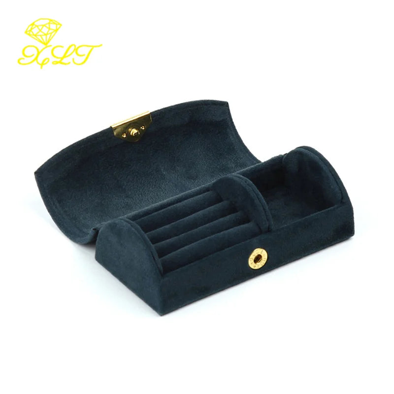 Velvet Ring Box Travel Portable Jewelry Storage Bag