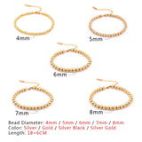 Stainless Steel Bead Bracelet Charm Jewelry Accessory