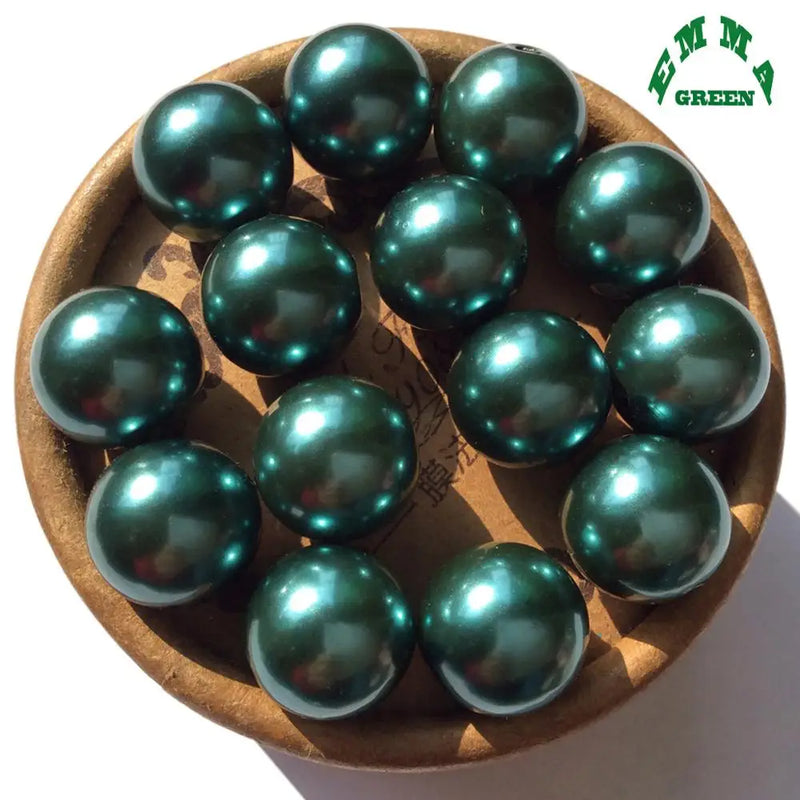 Acrylic Pearl Beads A16 6mm-30mm Round Chunky Beads for Jewelry Making