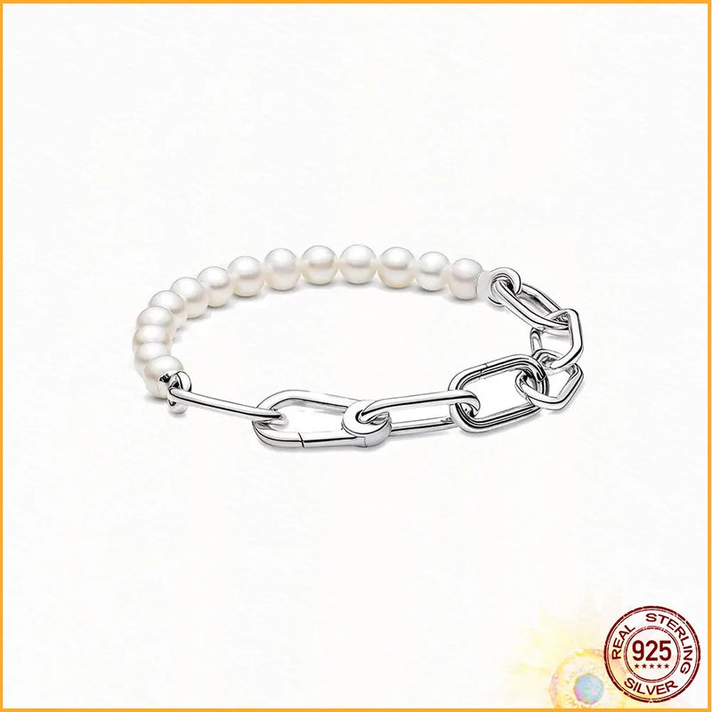 Bead ring buckle combo bracelet for DIY charm jewelry