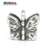 925 Silver Butterfly Lock Clasp Charm Jewelry