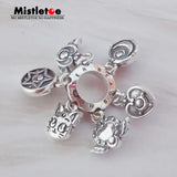 925 Silver Cartoon Charm Bead for European Jewelry