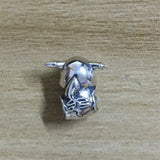 925 Sterling Silver Rabbit Charm Bead for Bracelet