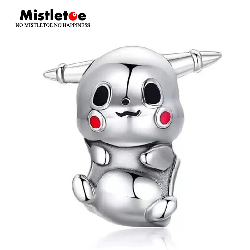 925 Sterling Silver Rabbit Charm Bead for Bracelet