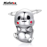 925 Sterling Silver Rabbit Charm Bead for Bracelet