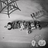 925 Sterling Silver Ghost Charm Bead European Jewelry