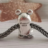 925 Sterling Silver Ghost Charm Bead European Jewelry