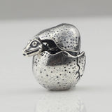Dragon Egg Charm Bead for Bracelet - 925 Silver
