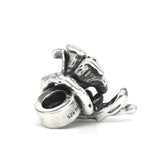 925 Silver Flower Stopper Charm Bead Jewelry
