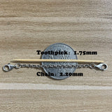 925 Silver Lobster Clasp Safety Chain for Bracelet Necklace