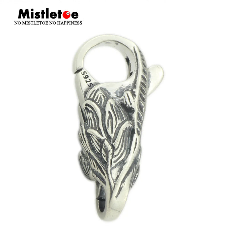 925 Silver Tulip Lock Clasp European Jewelry