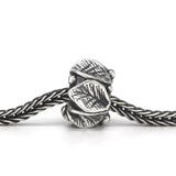 925 Silver Leaf-fall Charm Bead for European Bracelet
