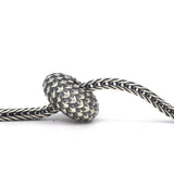 Sterling Silver Dragon Scale Charm Bead for Bracelet