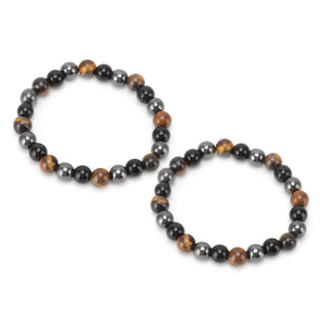 Men's Beaded Natural Stone Bracelet