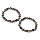 Men's Beaded Natural Stone Bracelet