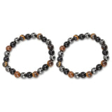 Men's Beaded Natural Stone Bracelet