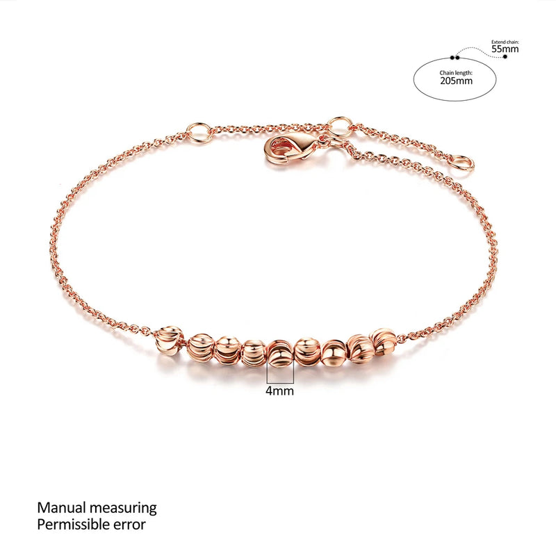 Women's Small Beads Beaded Bracelet - Rose Anklets Jewelry