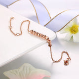 Women's Small Beads Beaded Bracelet - Rose Anklets Jewelry