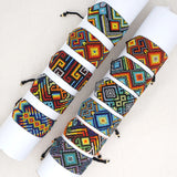 Hand-woven Beaded Bracelet Retro Style Unisex Bohemia Adjustable