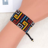 Hand-woven Beaded Bracelet Retro Style Unisex Bohemia Adjustable