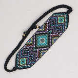 Hand-woven Beaded Bracelet Retro Style Unisex Bohemia Adjustable