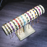 Hand woven Zircon Bracelet Adjustable Unisex Bohemia