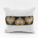 Hand woven Heart-shaped Beaded Bracelet Adjustable Unisex Bohemia Rice Ball