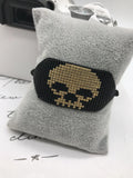 Retro Skull Beaded Bracelet Hand Woven Adjustable Unisex Bohemia Bracelet