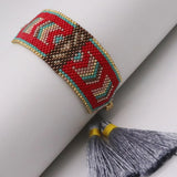 Adjustable Hand Woven Beaded Bracelet Bohemia Unisex