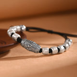 Men's Beaded Bracelet Passepartout Hand-woven Jewelry