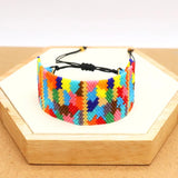 Bohemia Beaded Bracelet Adjustable Hand-woven Unisex