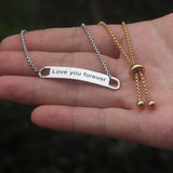 Custom Engraved Beaded Chain Name Bracelet Stainless Steel Men Women Jewelry