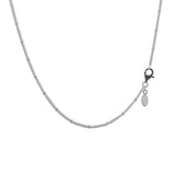 925 Sterling Silver Beaded Necklace for Women