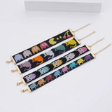 Adjustable Animal Hand-woven Beaded Bracelet Bohemian Elephant Owl