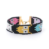 Adjustable Animal Hand-woven Beaded Bracelet Bohemian Elephant Owl