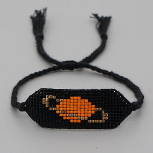 Handwoven Beaded Bracelet Vintage Minimalist Bohemian Unisex