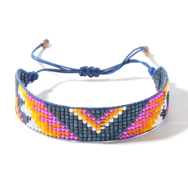 Adjustable Bohemia Handwoven Beaded Bracelet