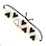 Heart Devil's Eye Bracelet Set Multilayer Bohemia