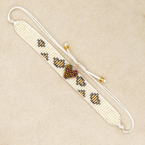 Heart Arrows Bracelet Vintage Hand Knit Minimalist Bohemian
