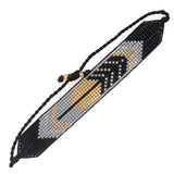 Heart Arrows Bracelet Vintage Hand Knit Minimalist Bohemian