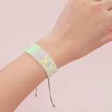 Adjustable Hand-woven Rice Bead Bracelet