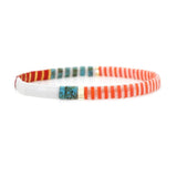 Rainbow Simplicity Hand-woven Beaded Bracelet