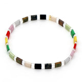 Rainbow Simplicity Hand-woven Beaded Bracelet