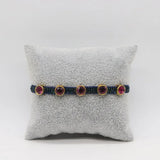 Handmade Zircon Plum Blossom Beaded Bracelet Bohemian Style
