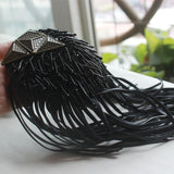 Beaded Blazer Epaulet Leather Fringe Tassel Holder Epaulette Spikes Brooch