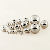 2-14mm Sterling Round Beads 925 Fish Beads DIY Jewelry