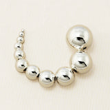 2-14mm Sterling Round Beads 925 Fish Beads DIY Jewelry