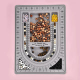 Beading Accessories Measuring tools Flocked Bead Board DIY Craft Tool