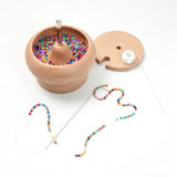 Bead Spinner Set with Lid & Needles for Jewelry Making DIY